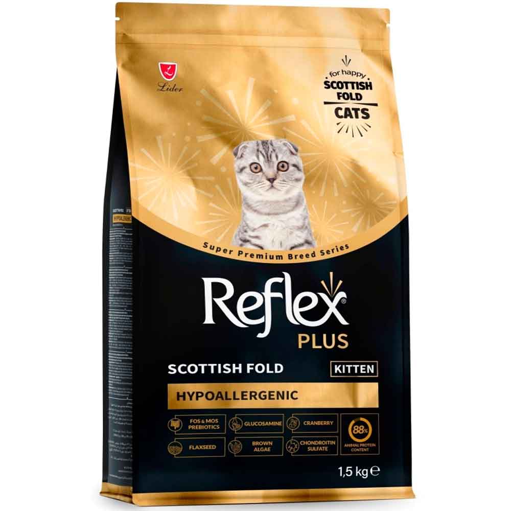 Reflex Plus Hipoalerjenik Scottish Fold Yavru Kedi Maması 1,5 Kg